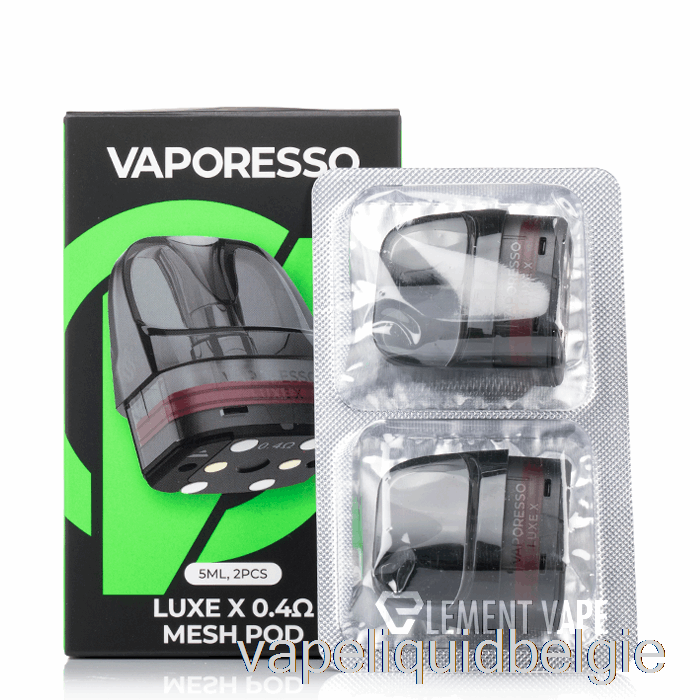 Vape België Vaporesso Luxe X Vervangende Pods 0.4ohm Luxe X Pods